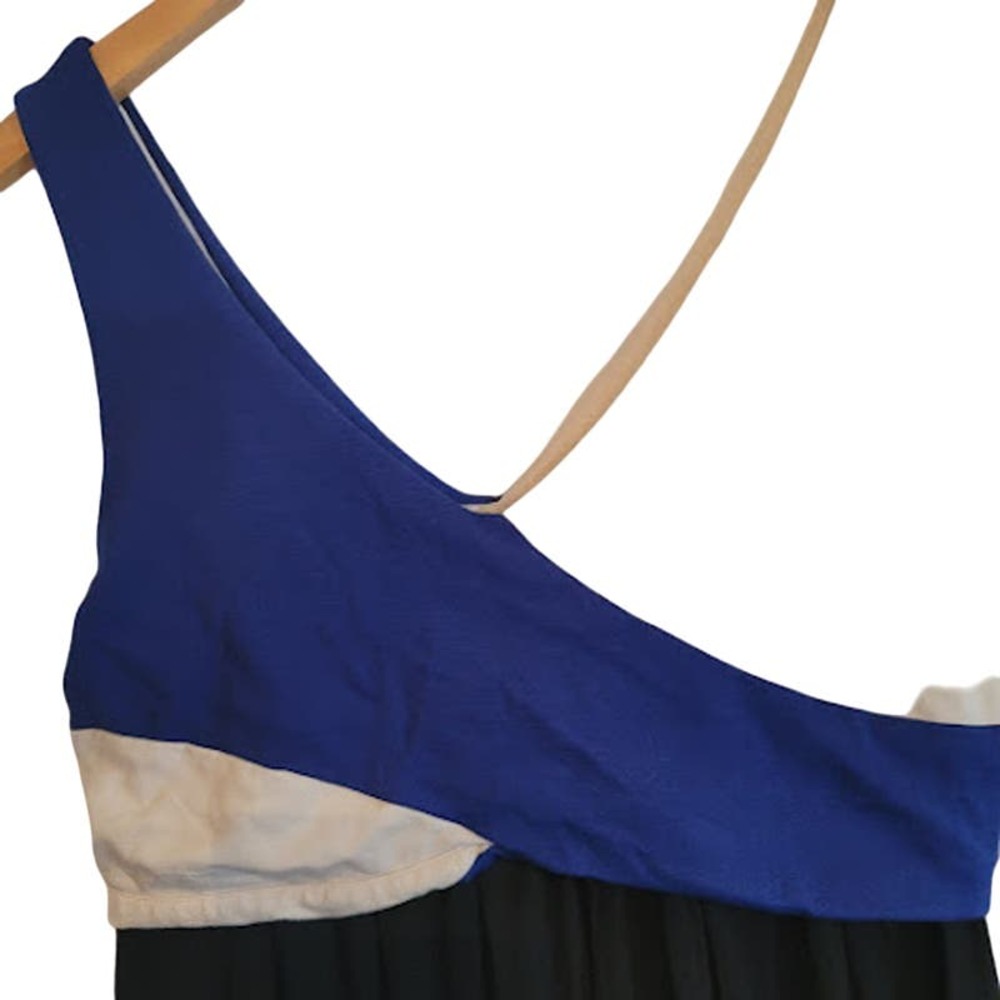 Anthropologie - Maeve- Blue, cream, and black maxi dress- size medium - Picture 5 of 8